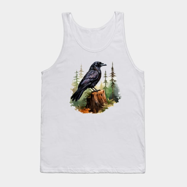 Raven Forest Tank Top by zooleisurelife